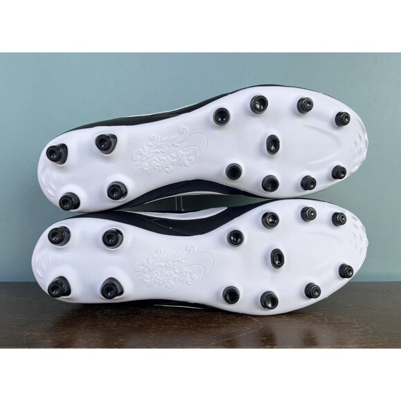 Nike Premier III FG Black Leather Soccer Cleats Men's Size 7.5 (9W) AT5889-010 - Picture 10 of 12